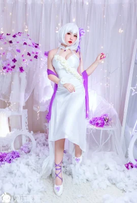 (Rabbit เล่นกับภาพยนตร์) – Pure White Rose (ภาพถ่าย 15 ภาพ)