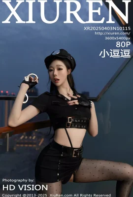 【 Xiuren Xiuren Network 】 2025.04.03 Vol.10115 Xiaodoudou Black Uniform เวอร์ชันเต็มไม่มีภาพถ่ายลายน้ำ[80p]