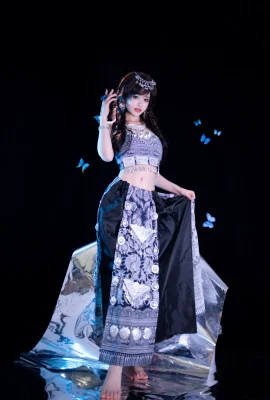 Qianpantian Deerzi – Miaojiang Blue Butterfly (52 รูป)