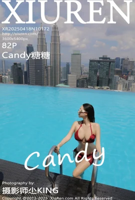 【 Xiuren Xiuren Network 】 2025.04.18 Vol.10172 Candy Tangtang Red Bikini รุ่นที่สมบูรณ์ไม่มีภาพถ่ายลายน้ำ[82p]