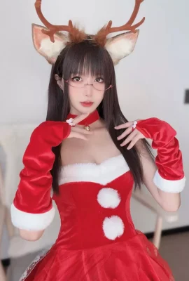 Coser Beauty Pudding Dafa Perohub-ธีมการสมัครสมาชิกชุดรูปแบบส่วนตัวเซ็กซี่ 6 ชุดของชุดเสื้อผ้าโชว์บั้นท้ายและขาที่ดึงดูดภาพถ่าย 1