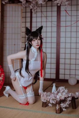 เส้นทาง Azure Blue ของ Nisa Nisa Inui Atago Cheongsam